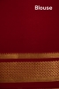 Traditional Contrast Pure Mysore Crepe Silk Saree 